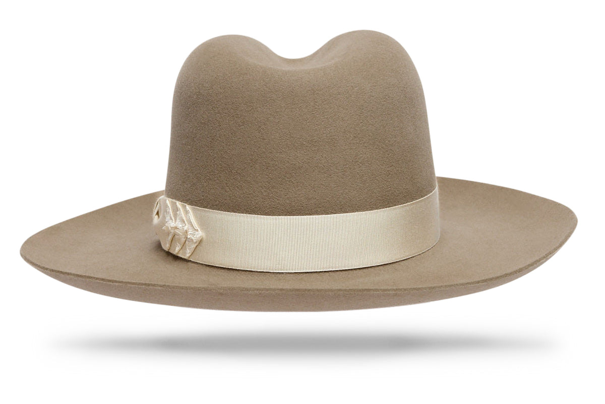 Jager Wide Brim Champagne - Worth & Worth - Hat Maker - Custom Hats -