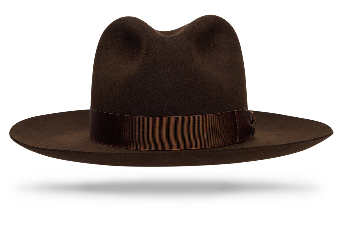 Jager Wide Brim Chocolate - Worth & Worth - Hat Maker - Custom Hats