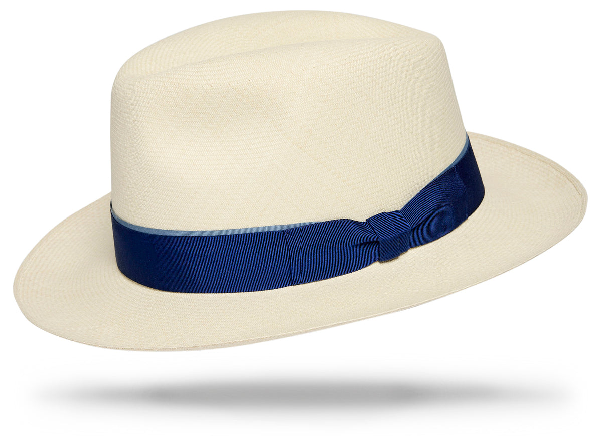 Montecristi Havana Double Band Blue - Worth & Worth - Hat Maker