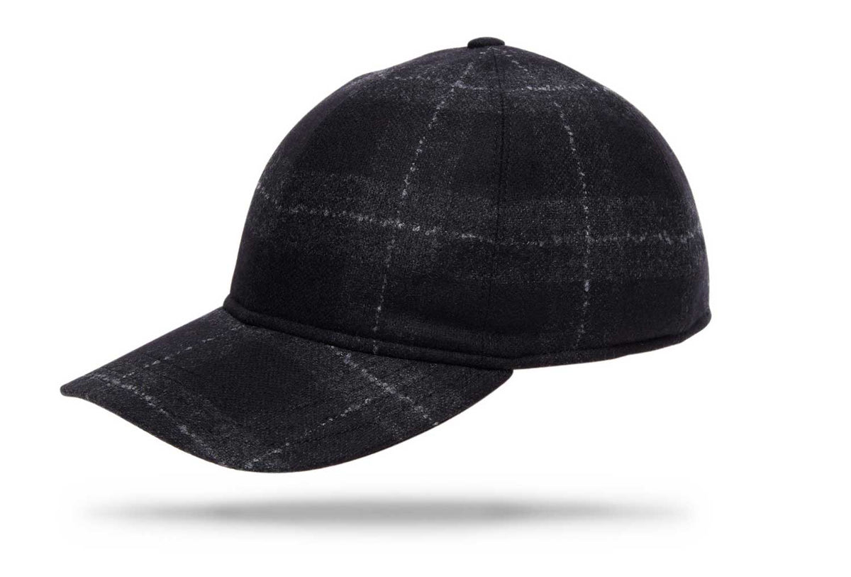 Woven Baseball Cap- Black main image 1