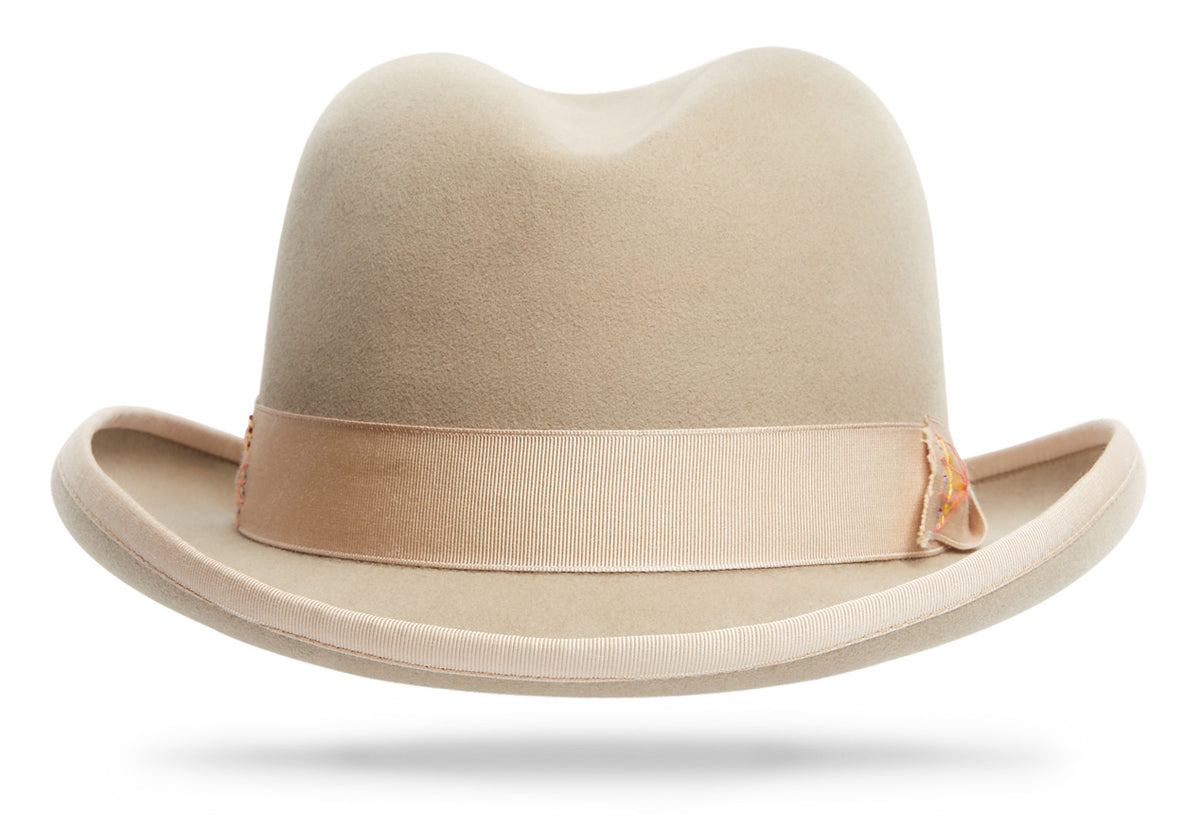 Champagne Fedora Hat Jager Wide Brim Champagne - Worth & Worth - Hat Maker  main image 2
