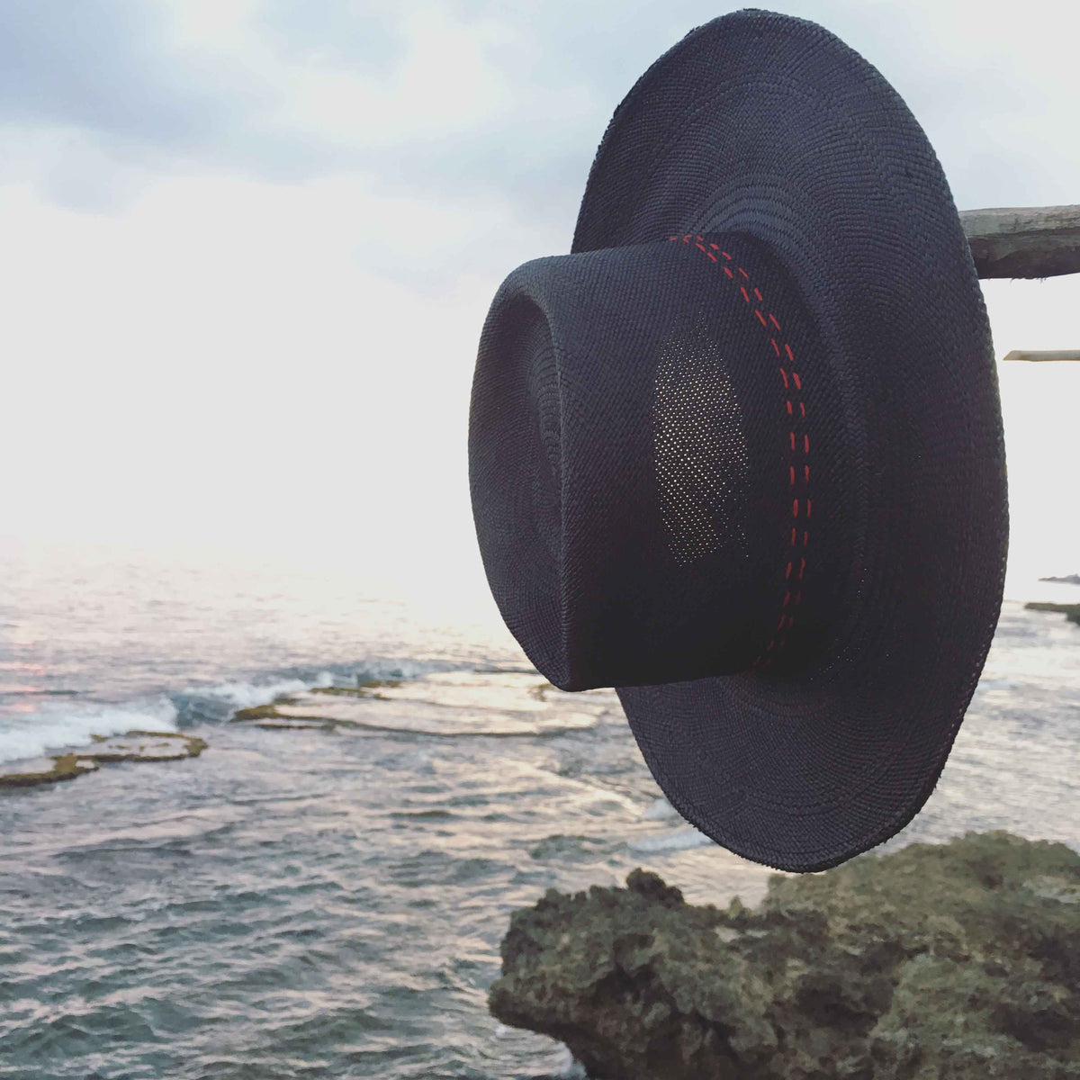 Virgil Straw Black - Worth & Worth - Hat Maker - Custom Hats - NYC