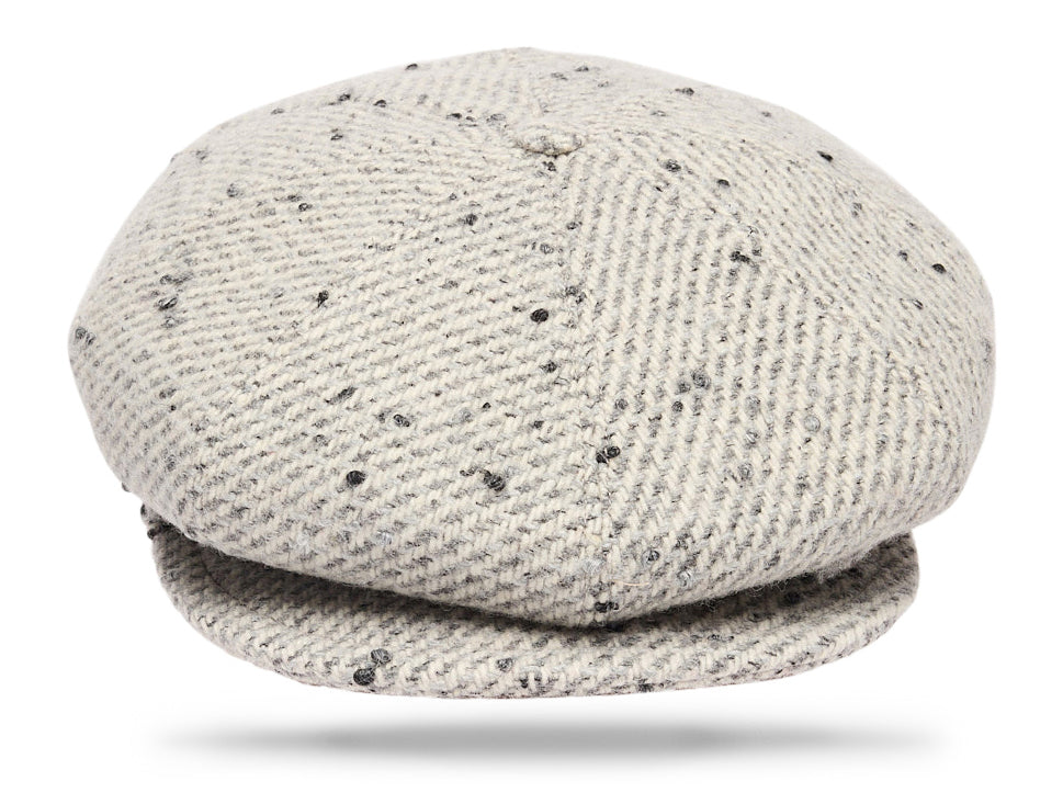  
Design
Looking for an oversized cap, featuring an enlarged 8 paneled, this flat cap will give a head-turning look.Fully lined for comfort.
Material
100% pure Wool.
Specifications
100% pure Wool.Handmade in Italy for Worth & Worth.
