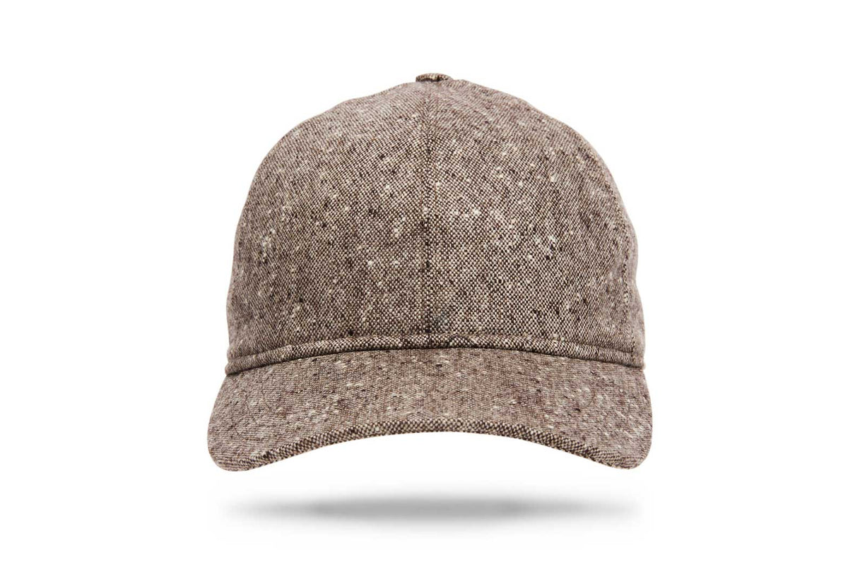Wool Baseball Cap - Brown Speckle - Worth and Worth